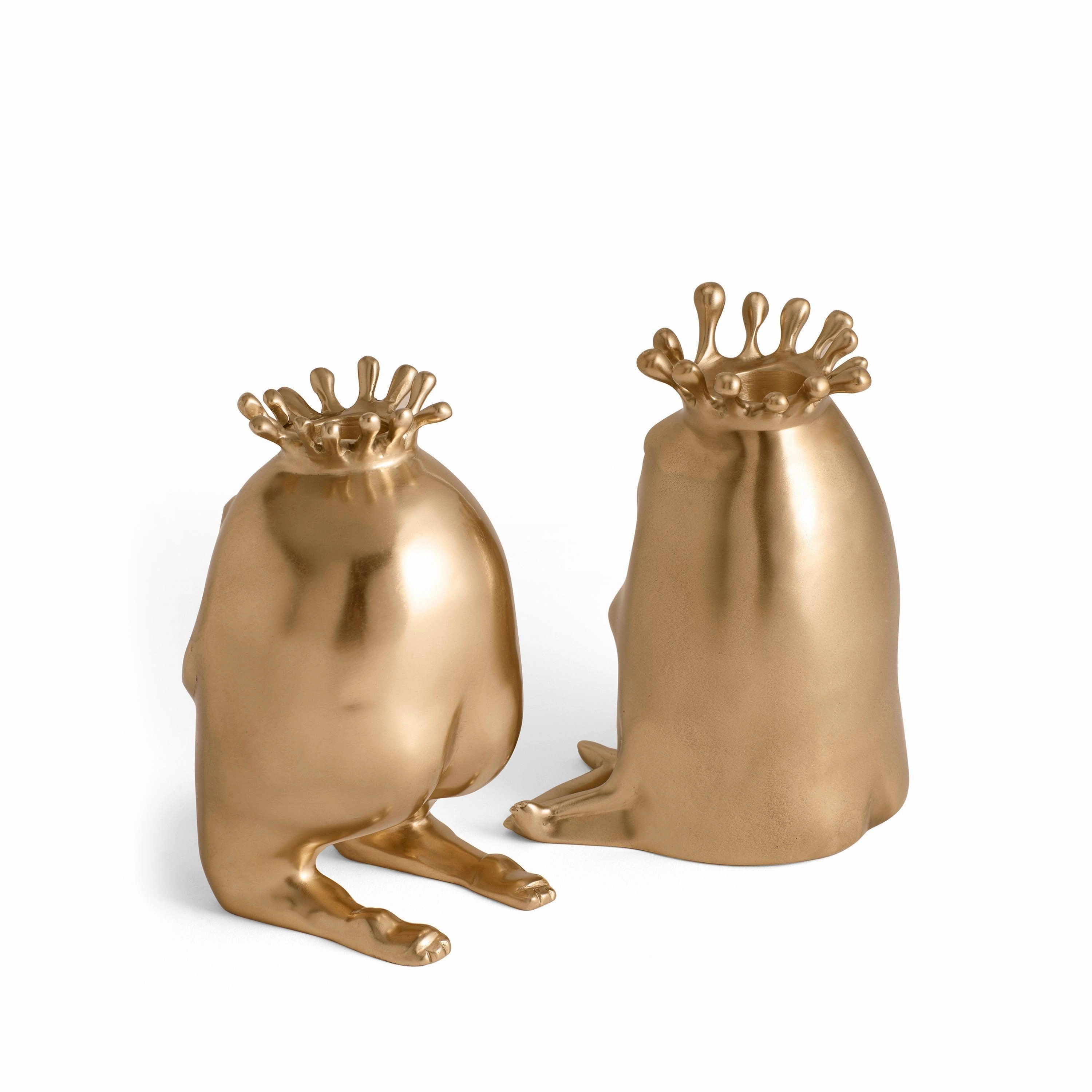 Haas King   Queen Candlesticks (Set of 2)