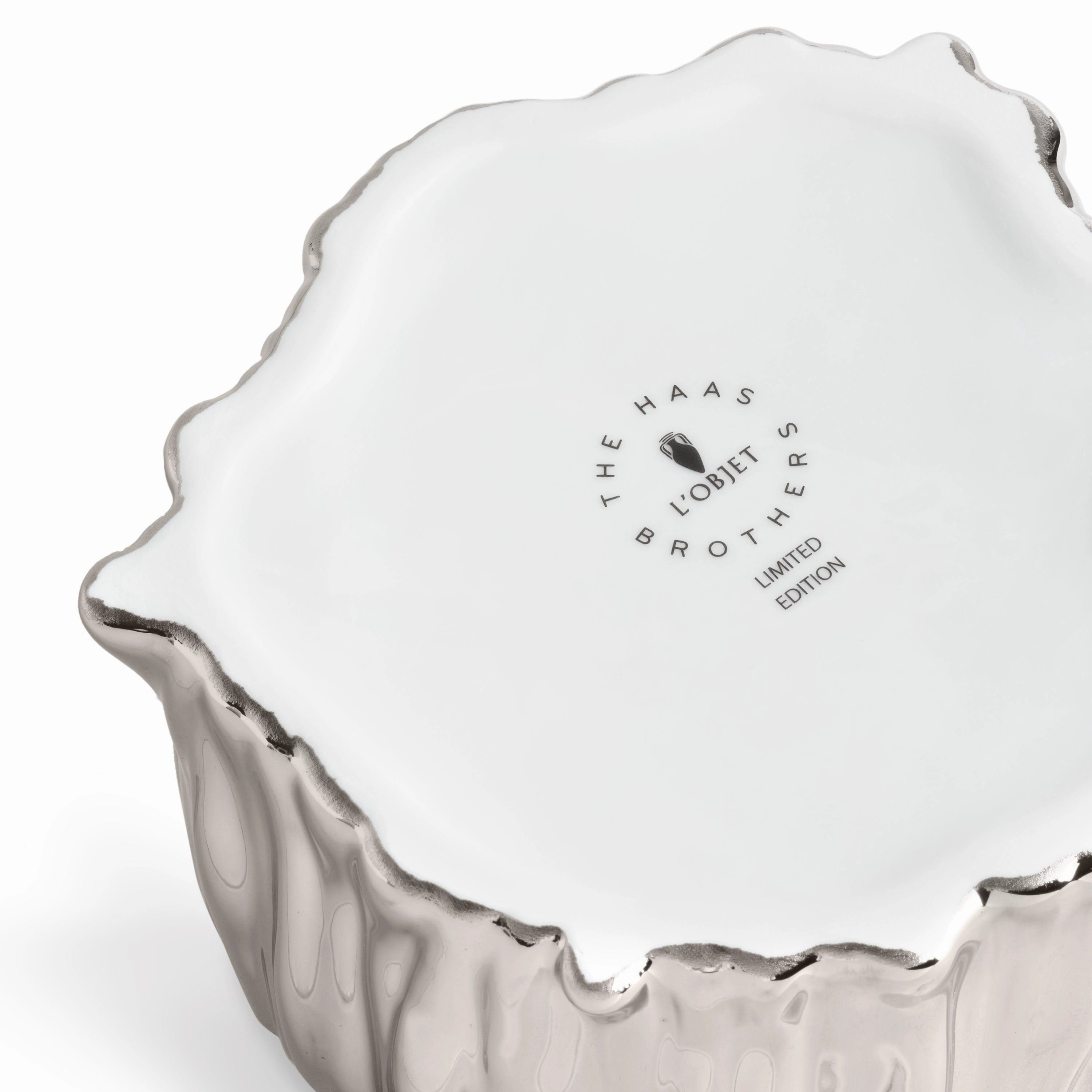 Haas Lynda Box   Plates (Set of 4) - Silver