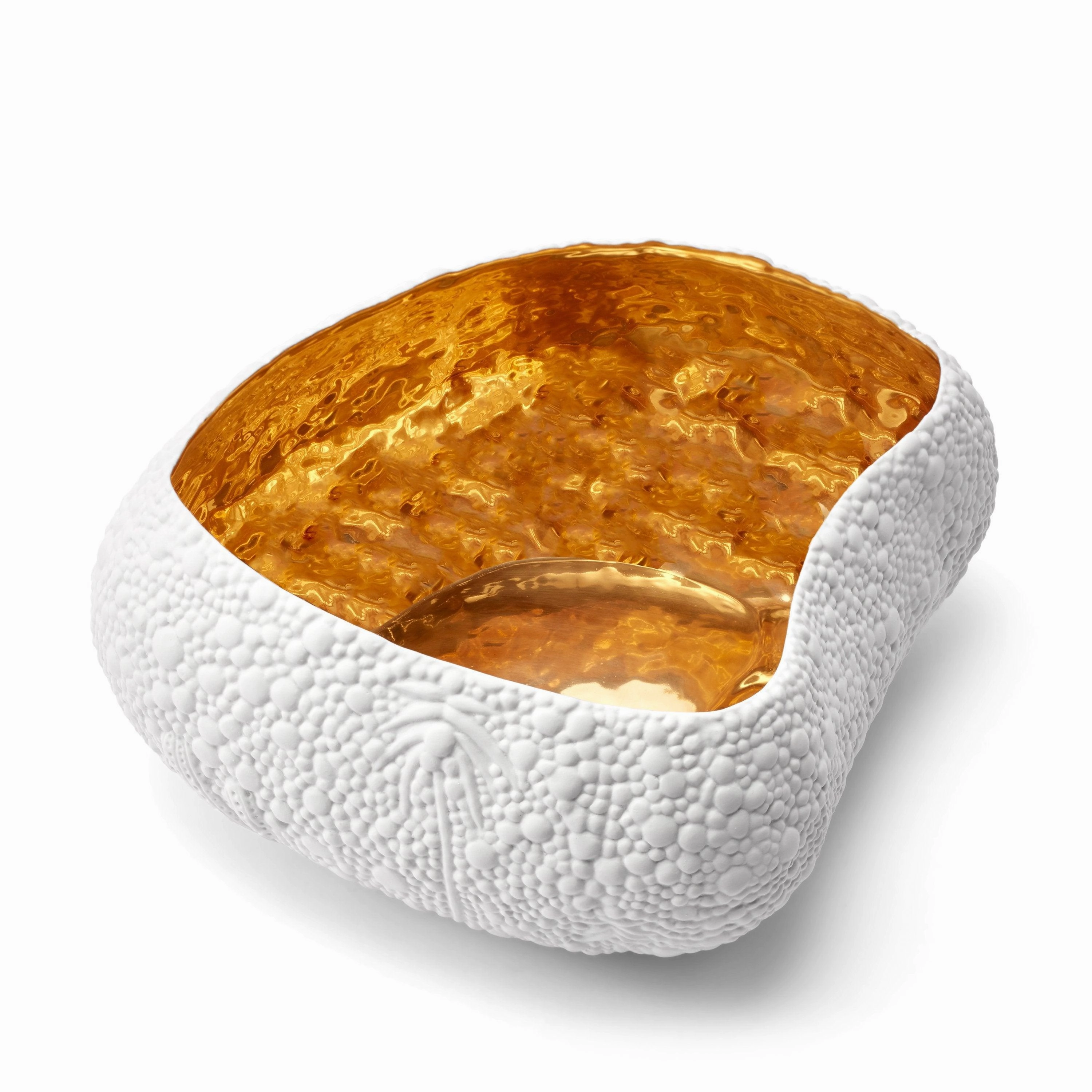 Haas Mojave Desert Bowl - Large - White   Gold