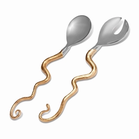 Haas Twisted Horn Serving Set (2 Piece Set)nordic style desktop ornaments