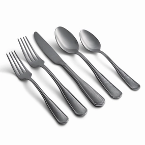 Hailee Rumble 20 Piece Flatware Seteco-friendly bamboo fiber tableware set 