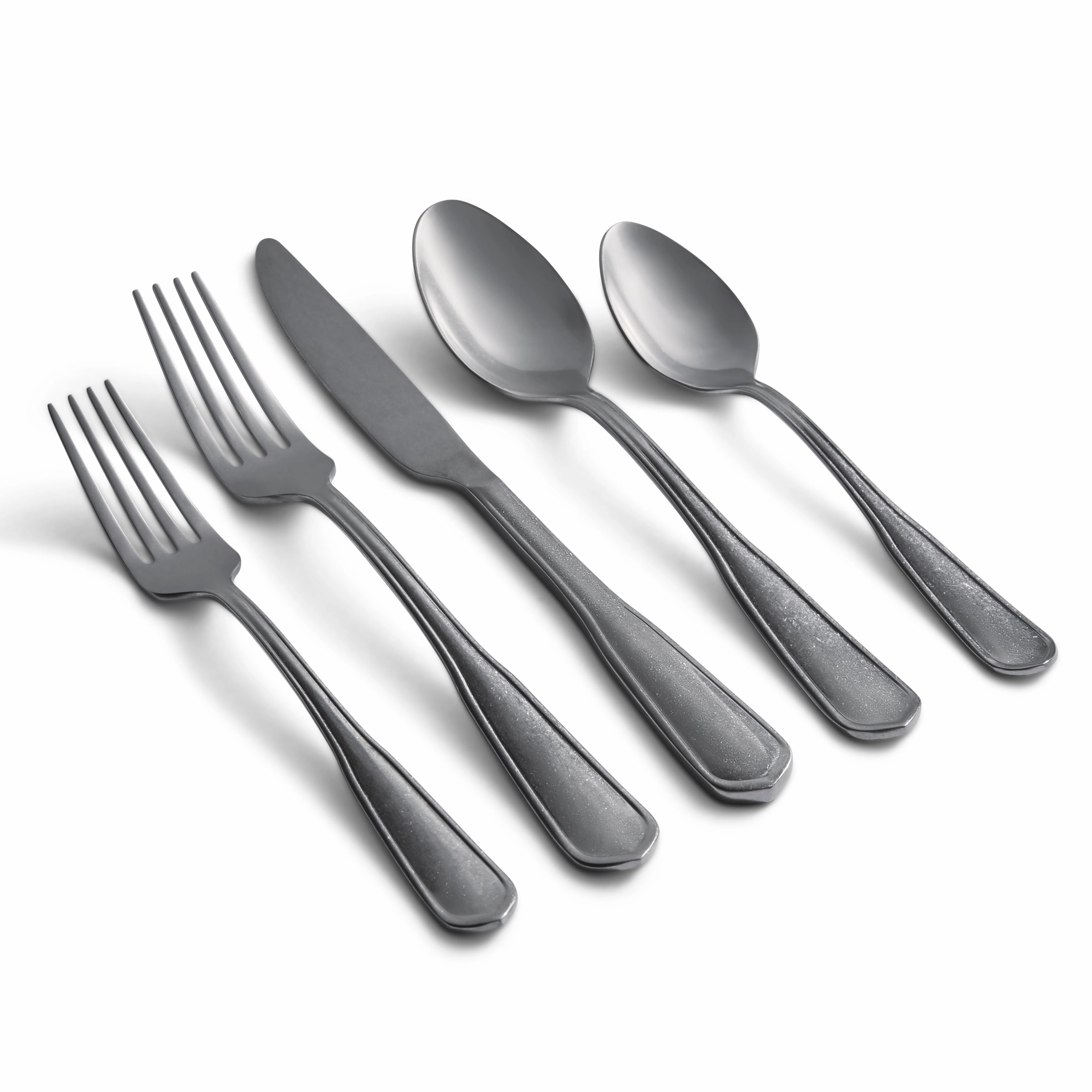 Hailee Rumble 20 Piece Flatware Seteco-friendly bamboo fiber tableware set 