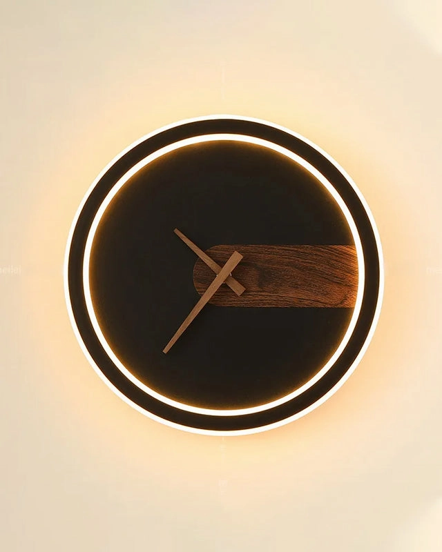 Halo Time Clock LED Wall Lightmodern wall lamp,smart wall lamp