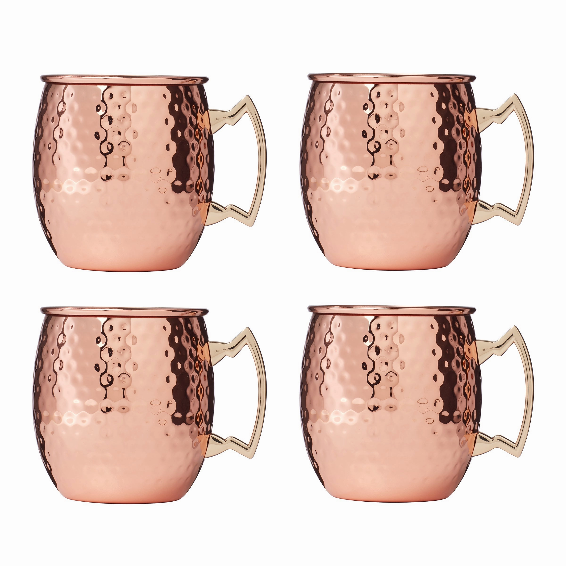 Hammered Copper Moscow Mule Mugs - Set Of 4glass cups ,personalized mugs 