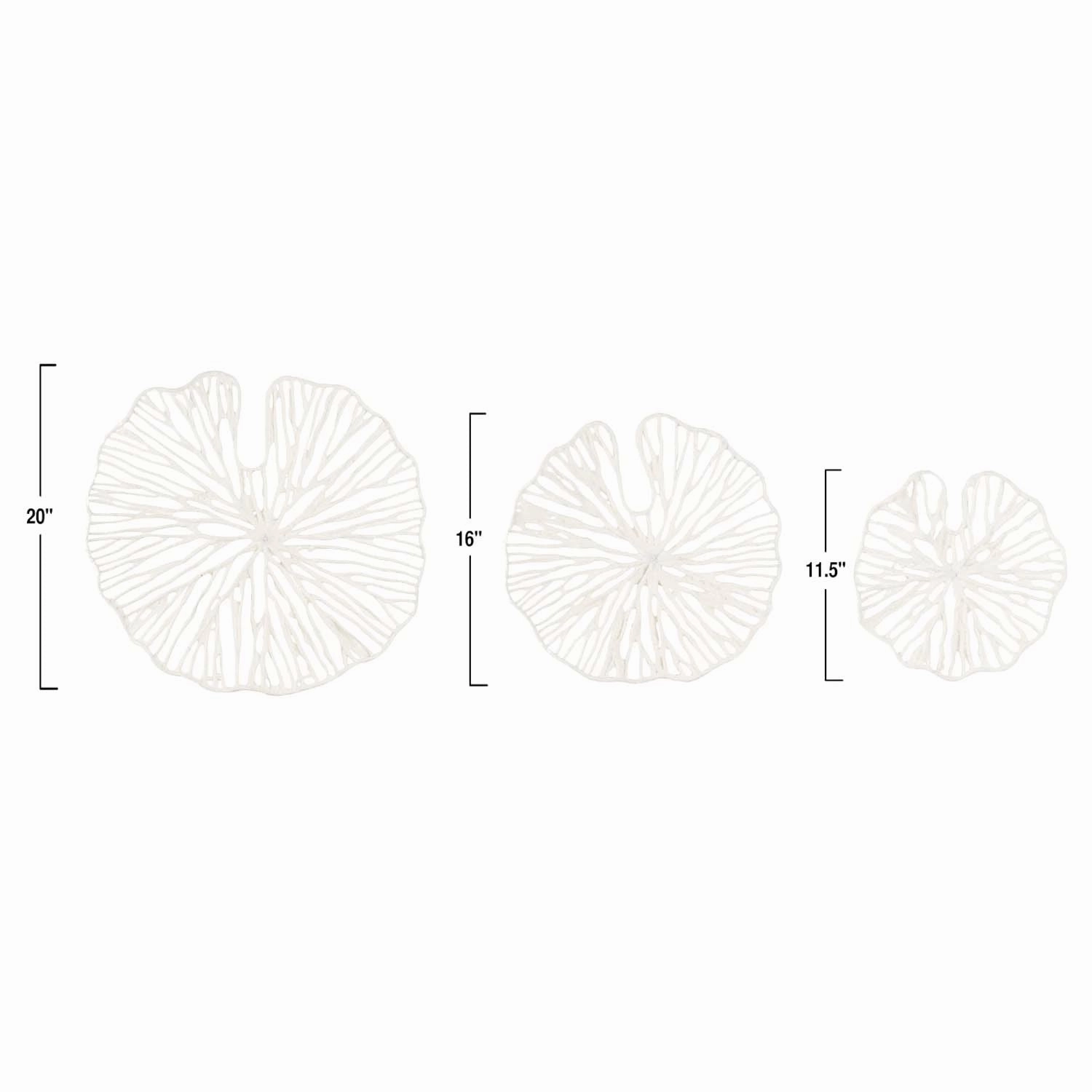 Handmade Paper and Metal Shell Wall Decor - Medium