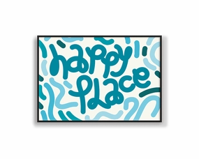 Happy Place Landscapemodern abstract painting decor