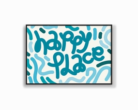 Happy Place Landscapenordic style wall decor
