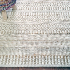 Haras Hand Woven Rugmodern color block patchwork rug