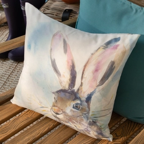 Harriet Hare Outdoor Cushion Bluebedding sets ,throw blankets 