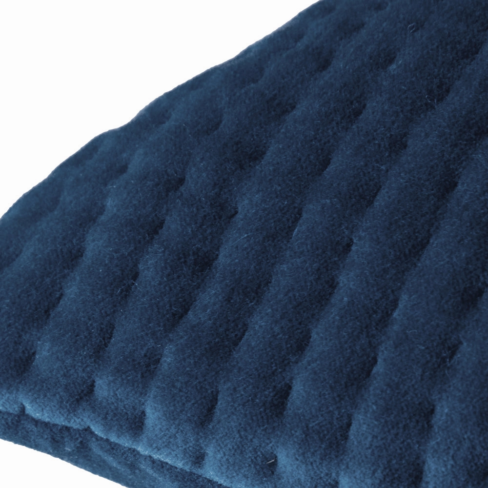 Haze Embroidered Feather Cushion Bluebelle