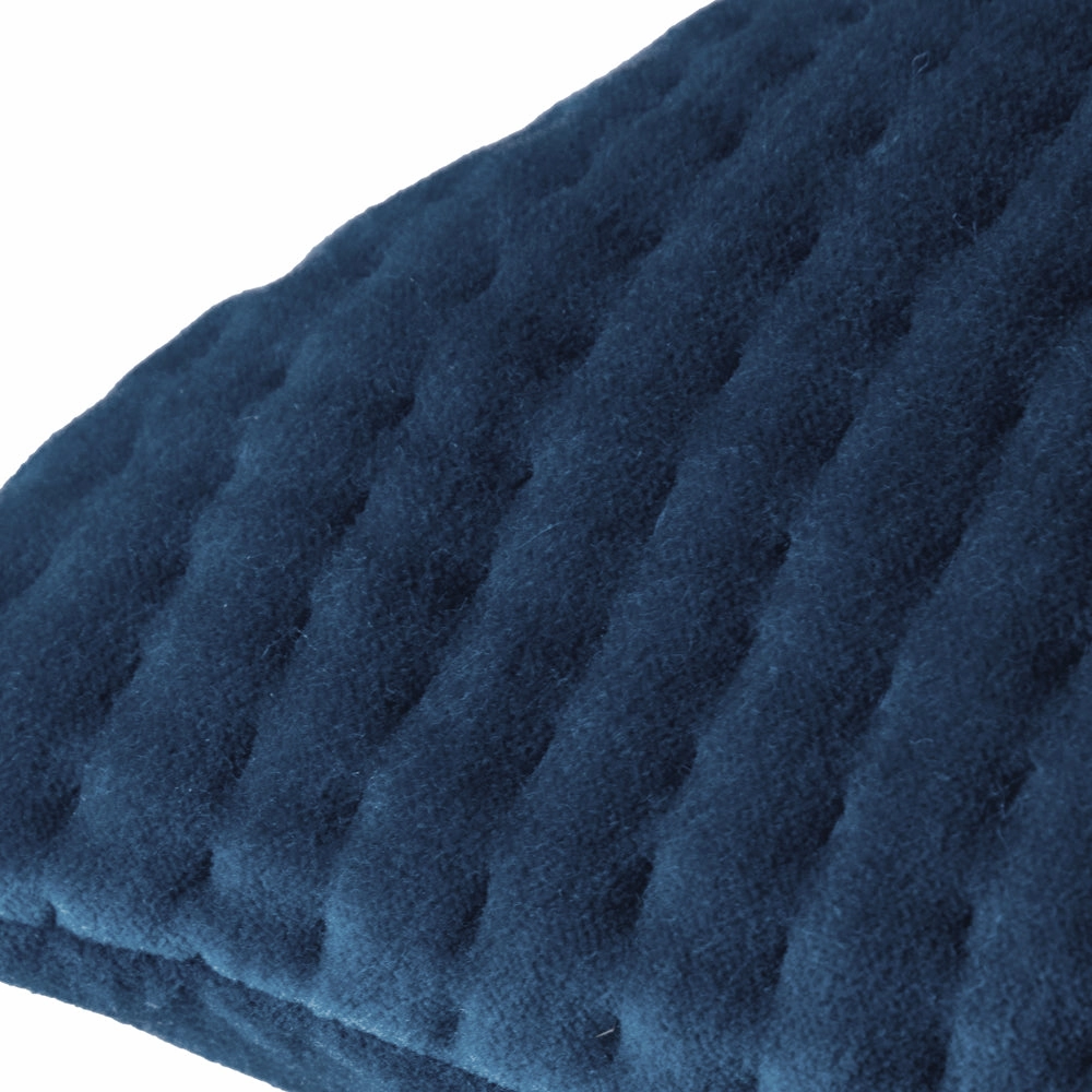 Haze Embroidered Feather Cushion Bluebelle