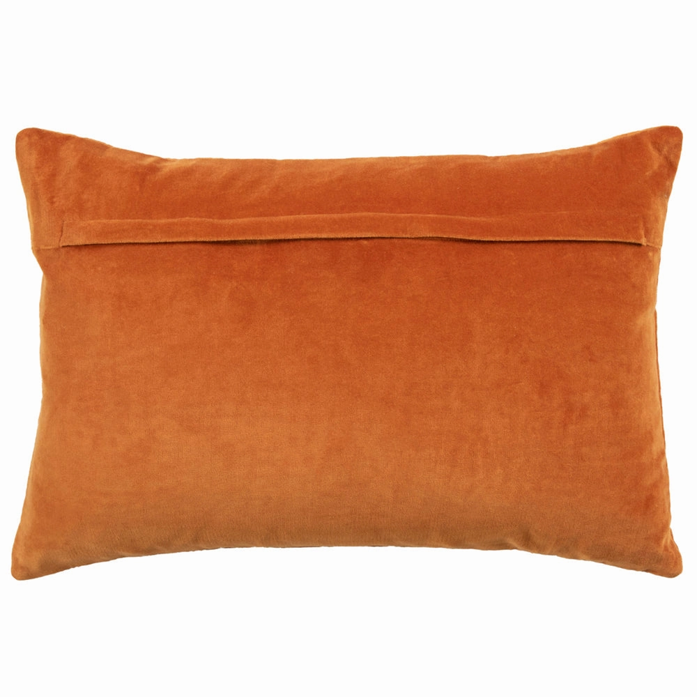 Haze Embroidered Feather Cushion Sunset