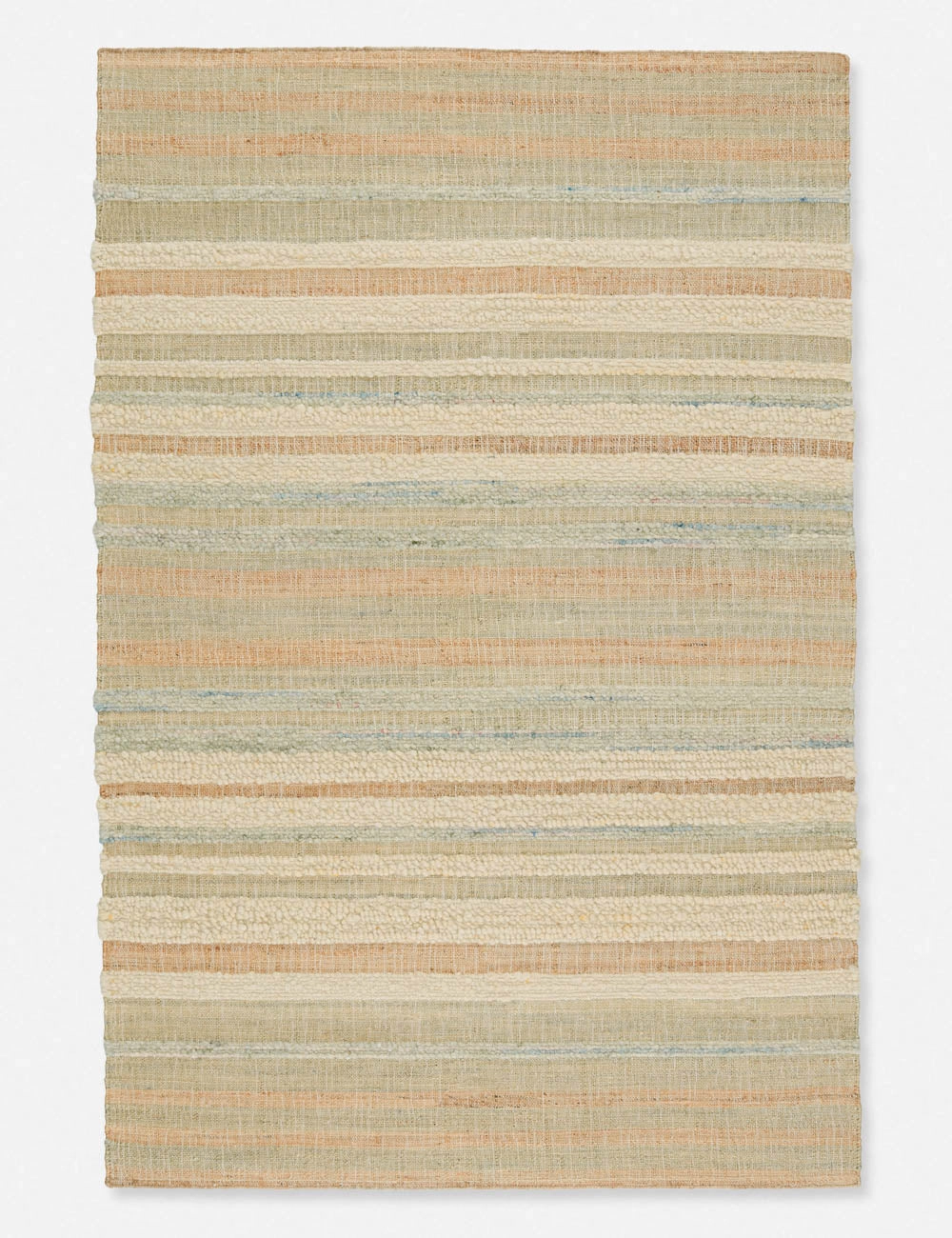 Hearst Handwoven Jute-Blend Rugmodern color block patchwork rug