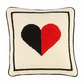 Hearts Needlepoint Pillowbedding sets ,throw blankets 