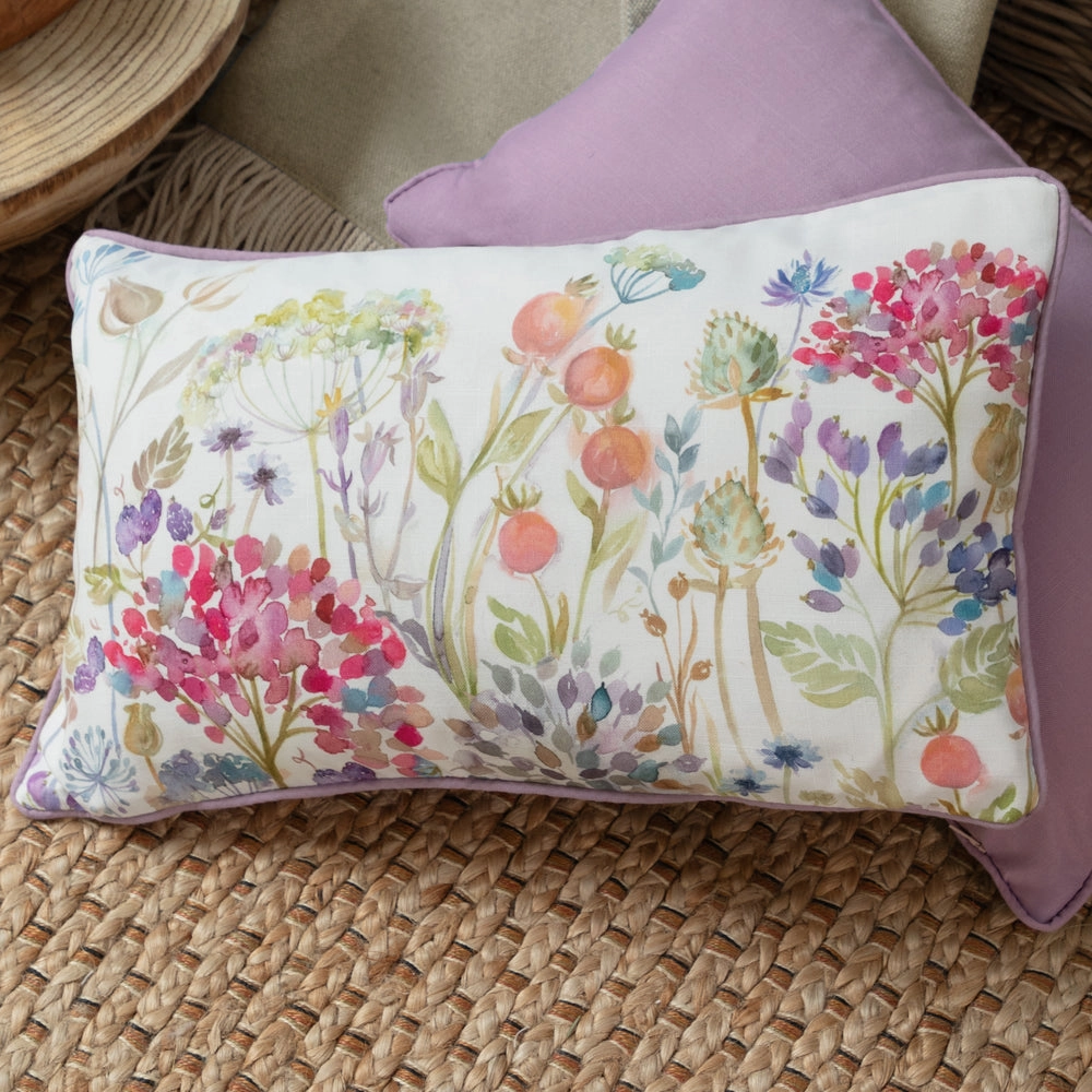 Hedgerow Outdoor Cushion Pink/Greenbedding sets ,throw blankets 