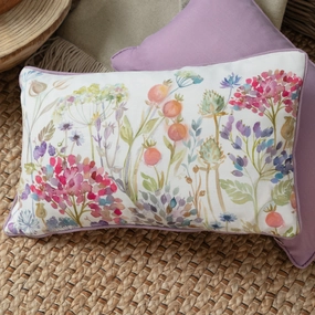 Hedgerow Outdoor Cushion Pink/Greenbedding sets ,throw blankets 