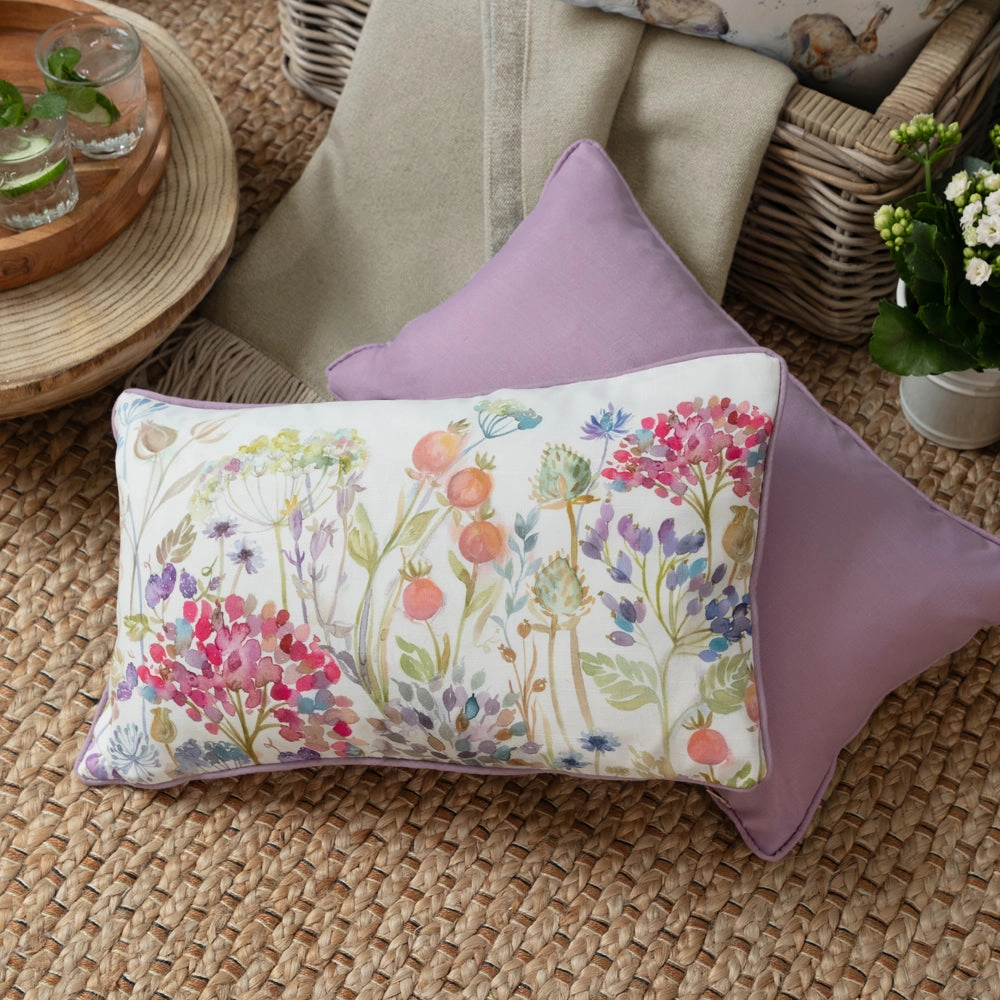 Hedgerow Outdoor Cushion Pink/Green