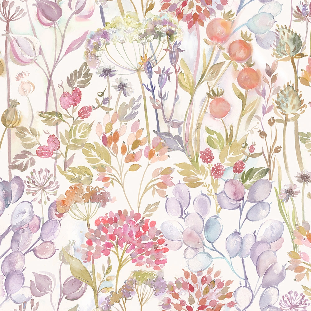 Hedgerow Printed Linen Made to Measure Roman Blinds Autumn