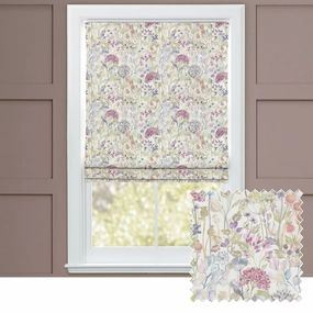 Hedgerow Printed Linen Made to Measure Roman Blinds Creamhome decor ,wall decor 