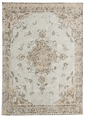 Helena White and Peach Turkish Style Distressed Rug *NO RETURNS UNLESS FAULTYmodern color block patchwork rug