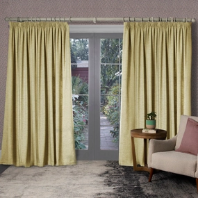 Helmsley Woven Pencil Pleat Curtains Lemonbedding sets ,throw blankets 