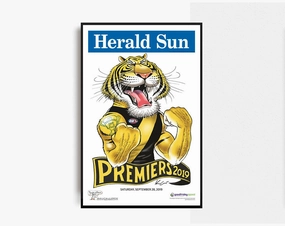 Herald Sun Richmond Premiers 2019handmade souvenirs