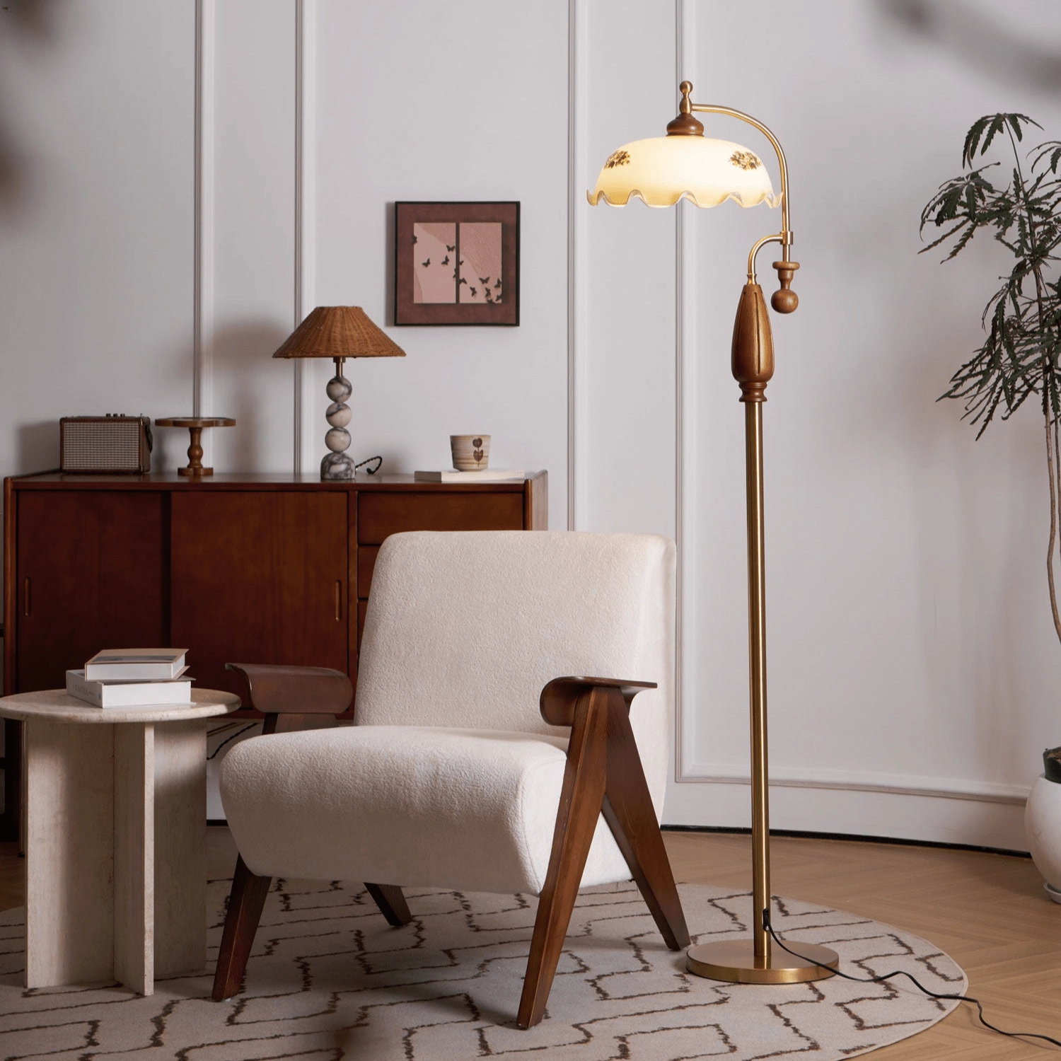 Heritage Bloom Floor Lamp