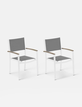 Hermes Indoor / Outdoor Dining Chair (Set of 2)outdoor wrought iron plant stand