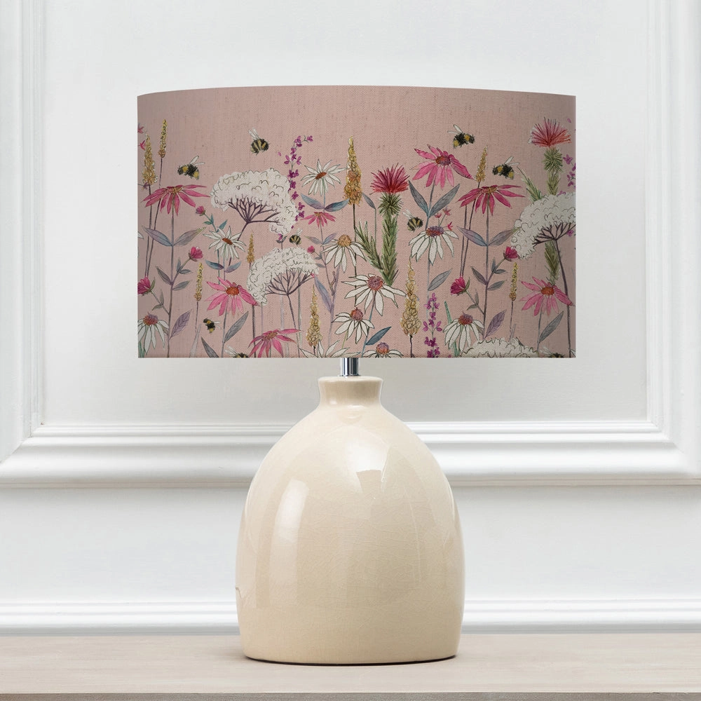 Hermione Eva & Leura Complete Table Lamp Cream/Blush
