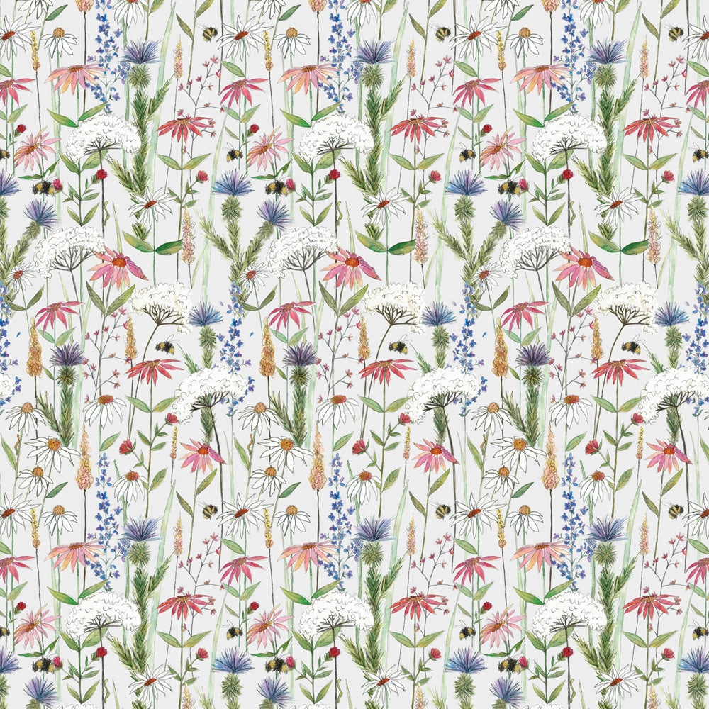 Hermione Printed Cotton Made to Measure Roman Blinds Natural