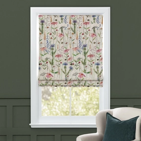 Hermione Printed Cotton Made to Measure Roman Blinds Naturalbedding sets ,throw blankets 