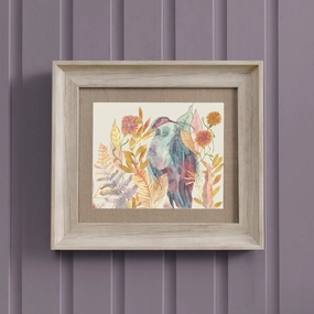Heron Framed Print Birch/Linenhome decor ,wall decor 