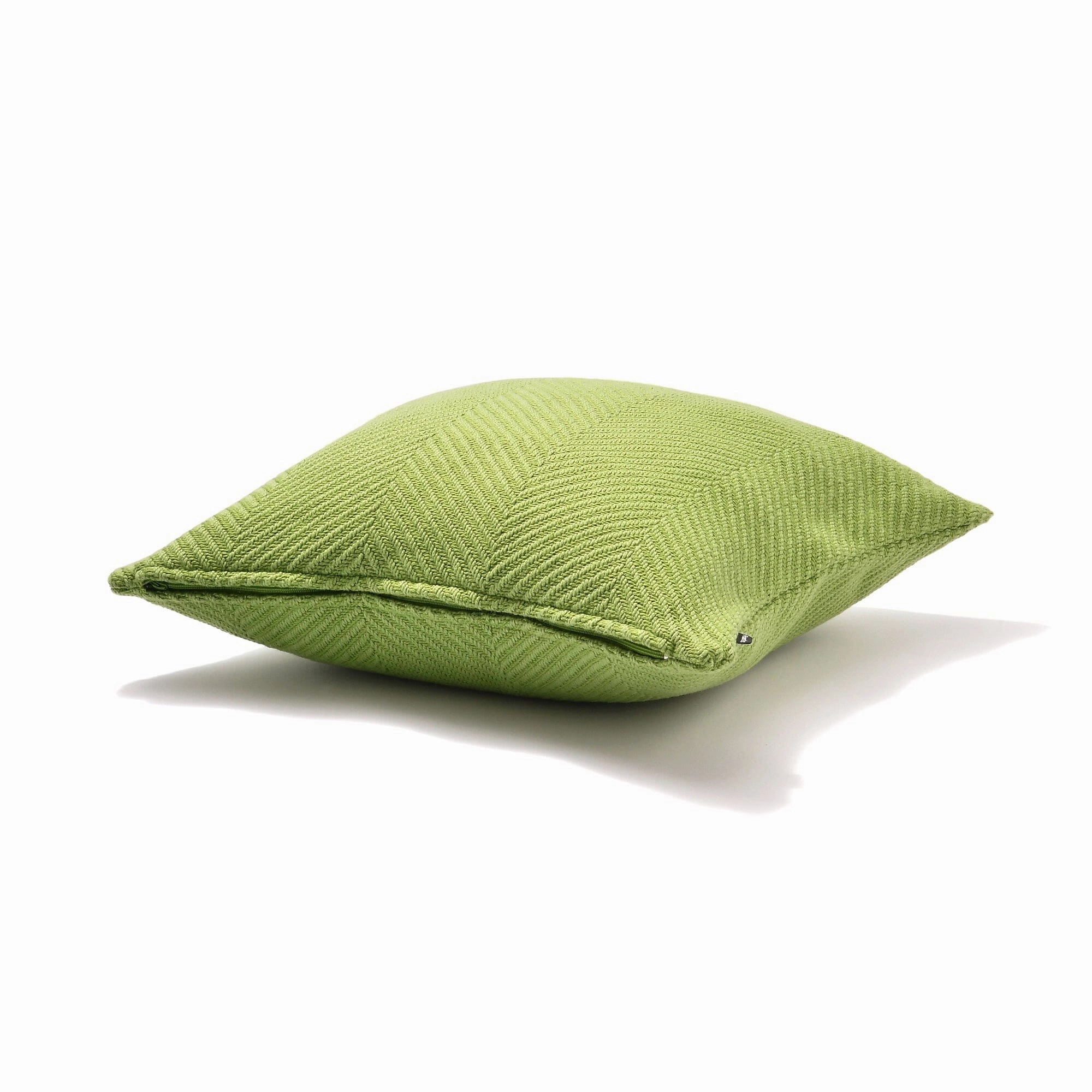 Herringborn Cushion Cover 450 X 450 Green