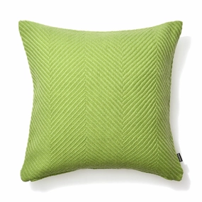 Herringborn Cushion Cover 450 X 450 Greenbedding sets ,throw blankets 