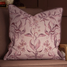 Hettie Printed Piped Cushion Posiebedding sets ,throw blankets 