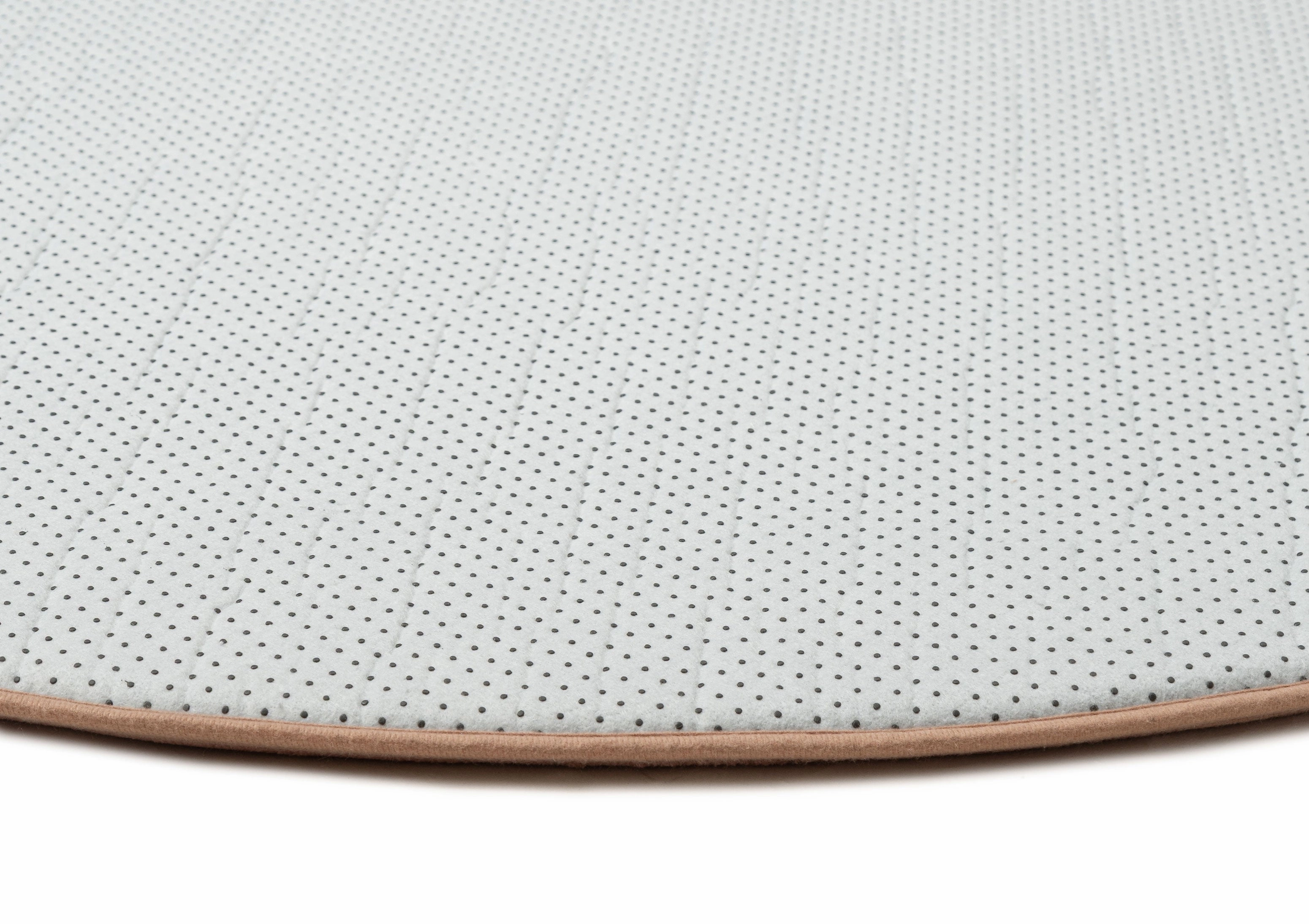 Hira Pink Beige Shapes Rollie Pollie Round Playmat