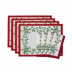 Holiday 8-Piece Placemats & Napkins Setmodern kitchen decor ,kitchen dinner set ,dinnerware 