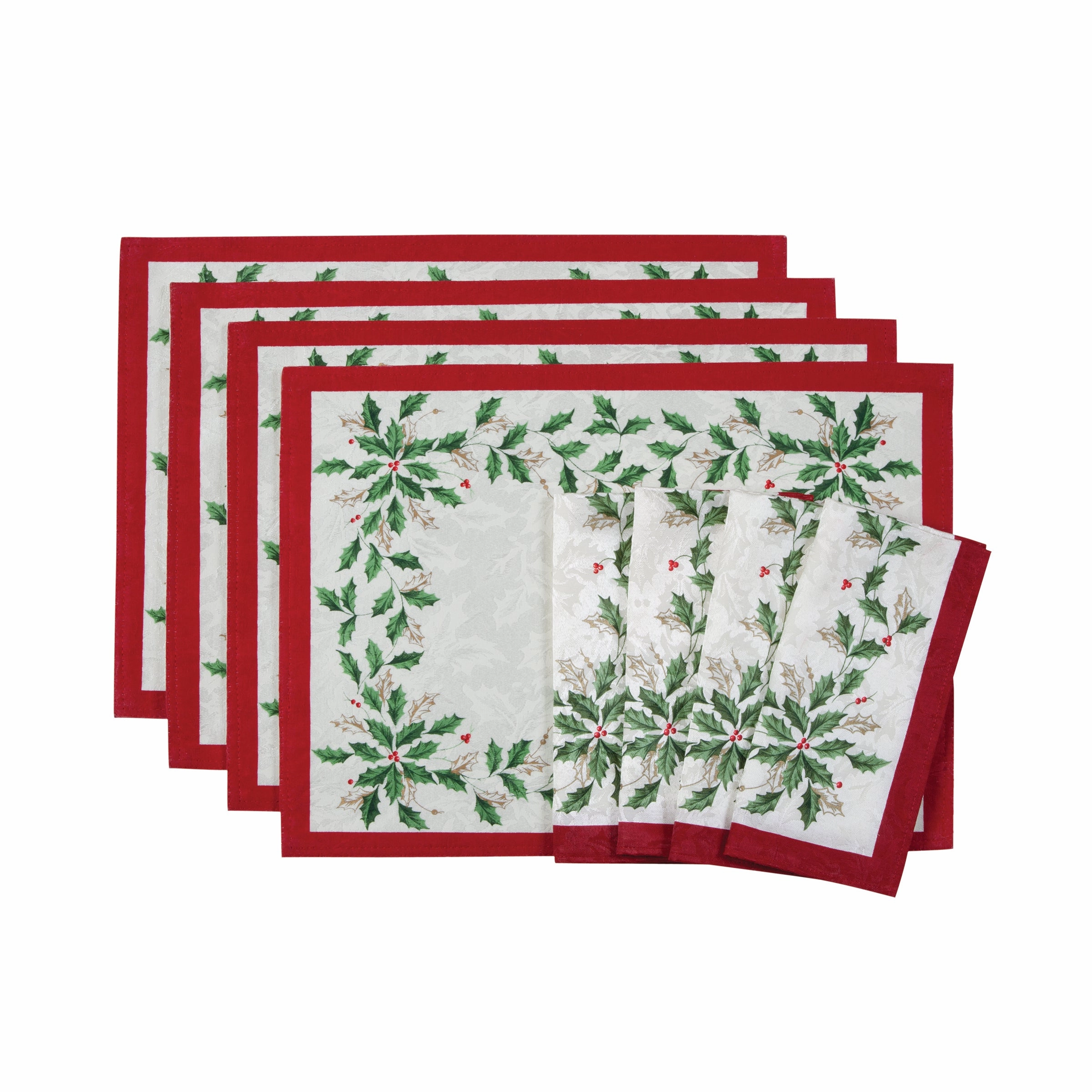 Holiday 8-Piece Placemats & Napkins Setmodern kitchen decor ,kitchen dinner set ,dinnerware 