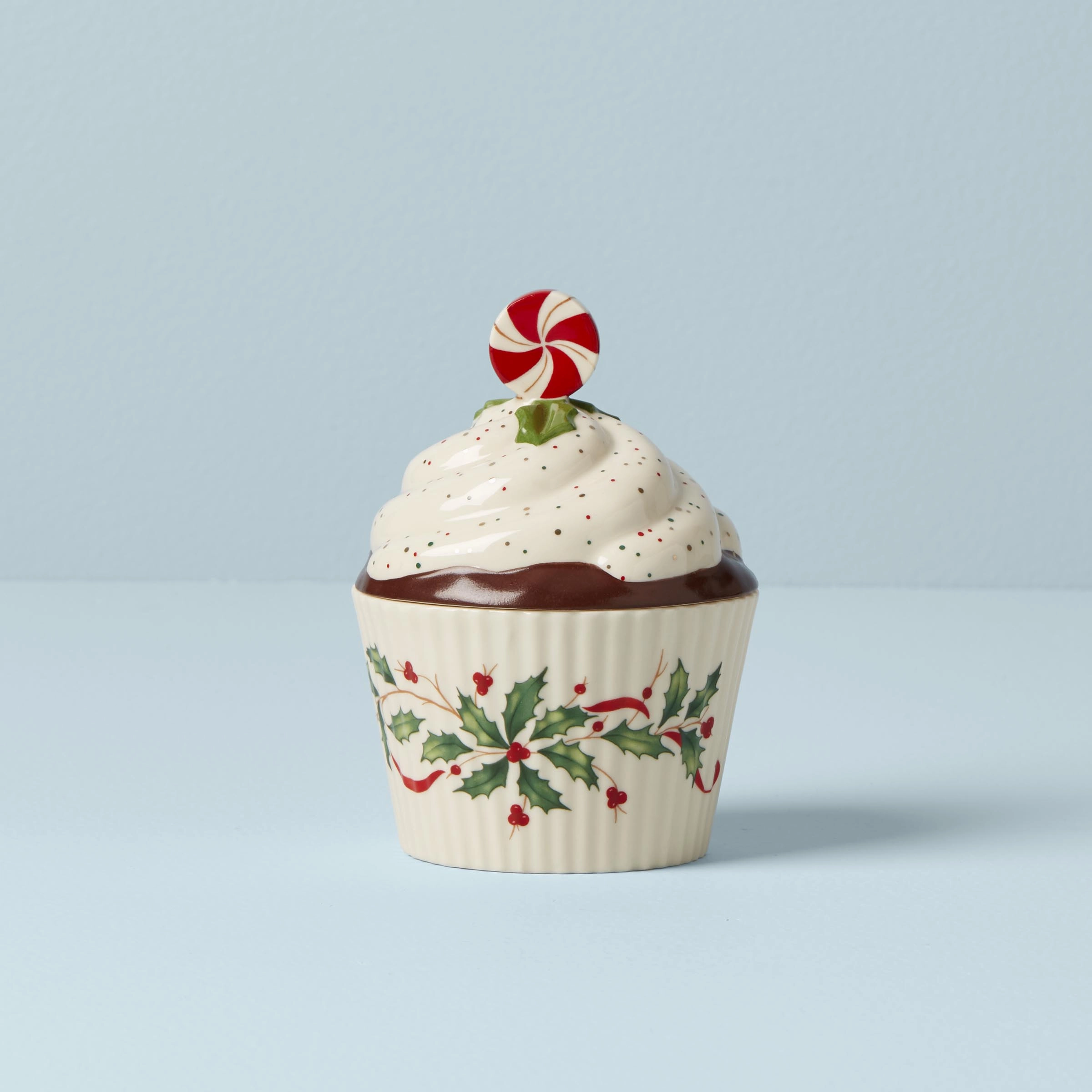 Holiday Bakeshop Cupcake Candy Dish