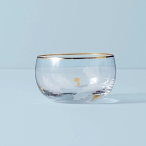 Holiday Gold Glass Nut Bowlmodern kitchen decor ,kitchen dinner set ,dinnerware 
