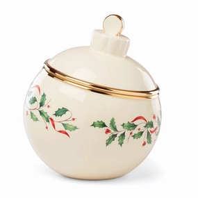 Holiday Ornament Cookie Jarmodern kitchen decor ,kitchen dinner set ,dinnerware 