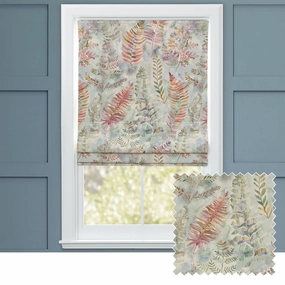 Honister Printed Cotton Made to Measure Roman Blinds Russettbedding sets ,throw blankets 