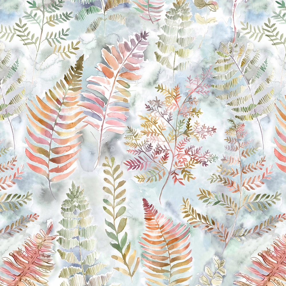 Honister Printed Cotton Made to Measure Roman Blinds Russett
