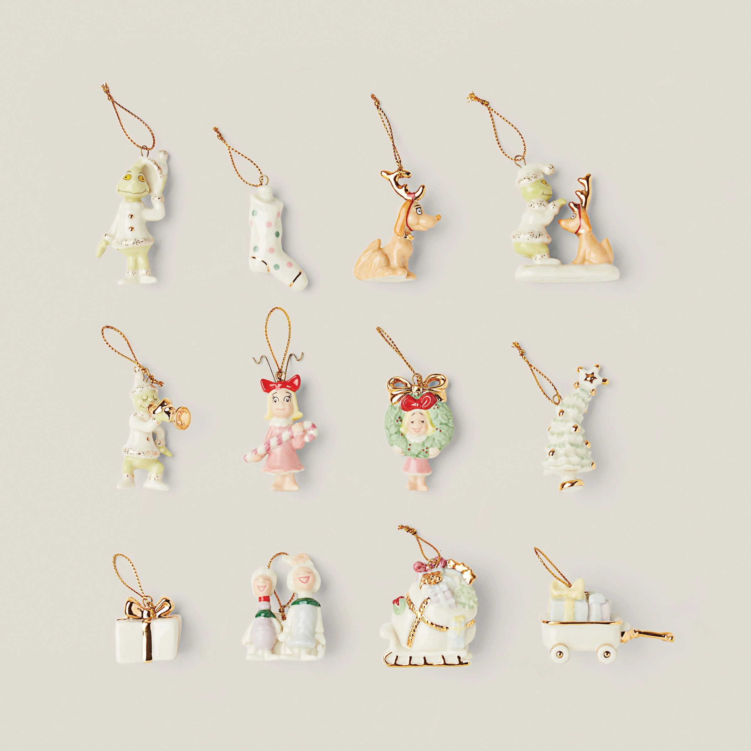 How The Grinch Stole Christmas 12-Piece Ornament Sethome decorative items