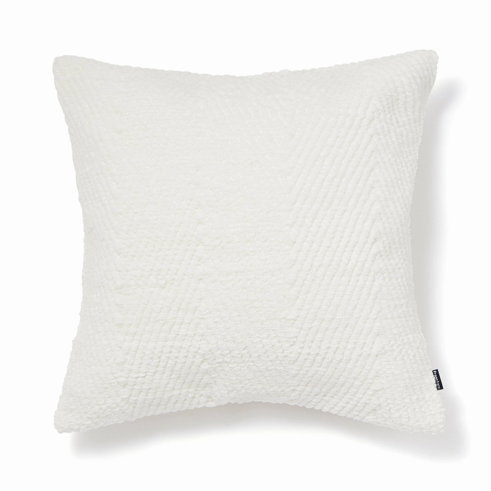 Hrnbn Chenille Cushion Cover 450 X 450 Ivorybedding sets ,throw blankets 