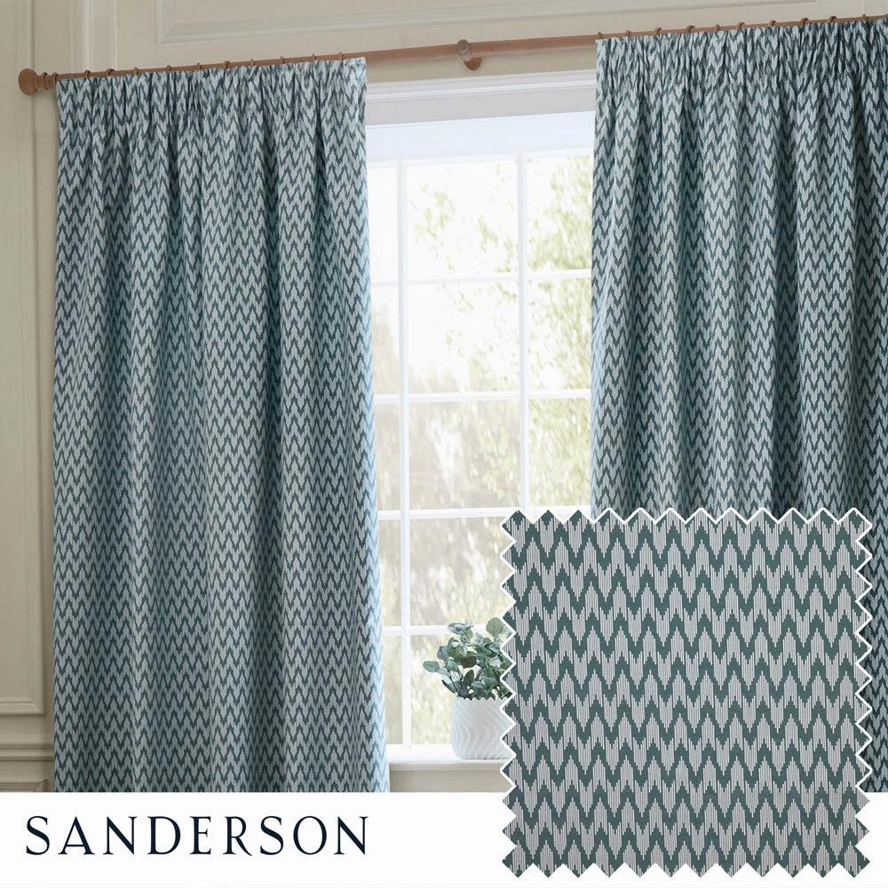 Hutton Jacquard Pencil Pleat Curtains Bluebedding sets ,throw blankets 