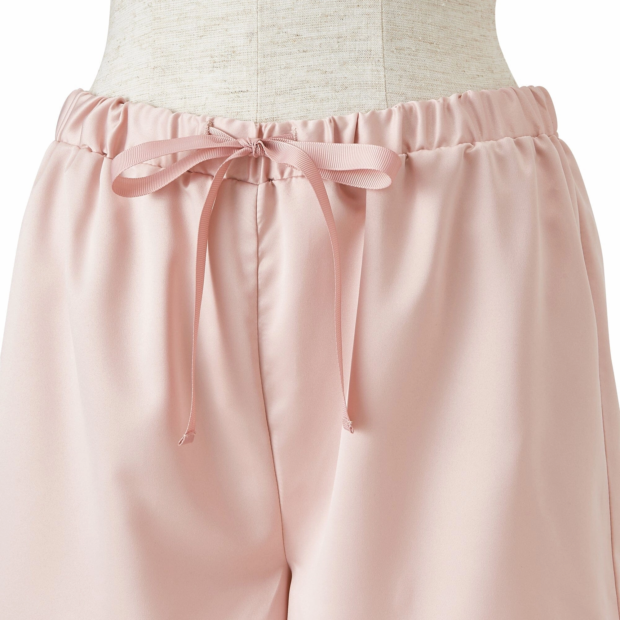 Hyaluronan Logo Embroidery Short Sleeve Short Pants Pajamas Pink