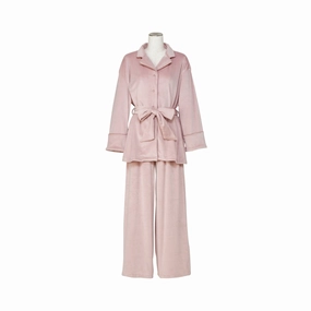 Hyaluronan Stretch Velvet Pajamas Pinkbedding sets ,throw blankets 
