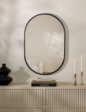 Idris Oval Mirrornordic style wall decor