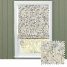 Ilinizas Printed Cotton Made to Measure Roman Blinds Lemon Naturalhome decor ,wall decor 